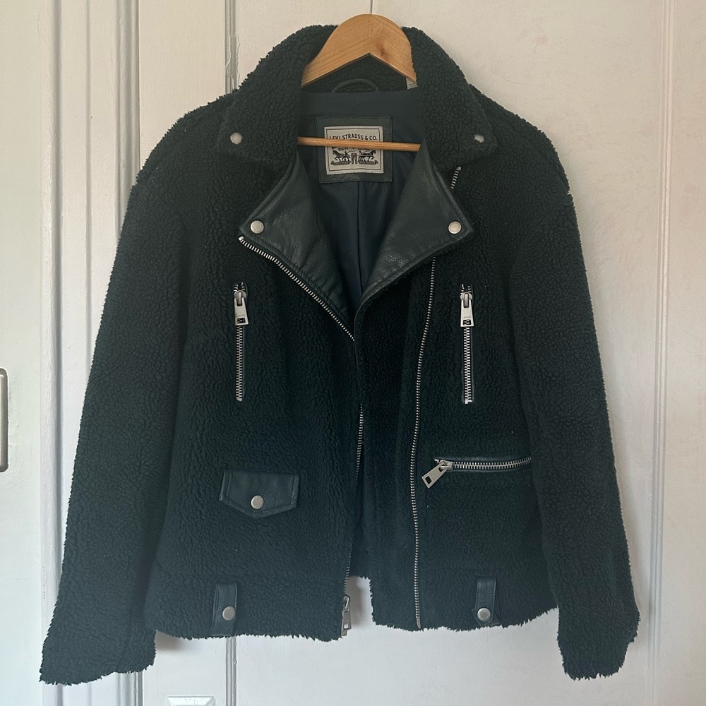Levi’s Teal Vintage Sherpa Jacket Size S